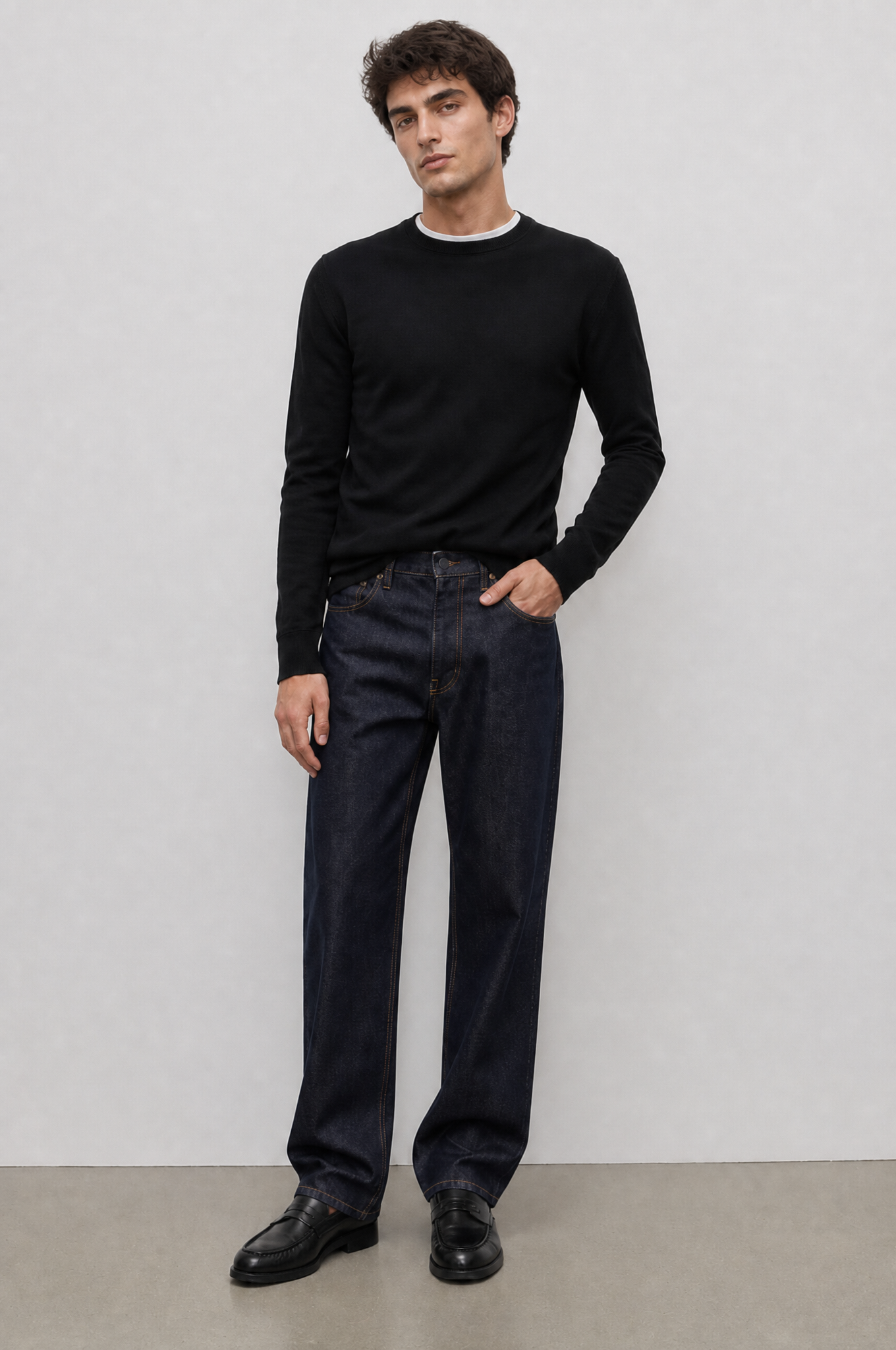 Uni Raw Denim Jeans