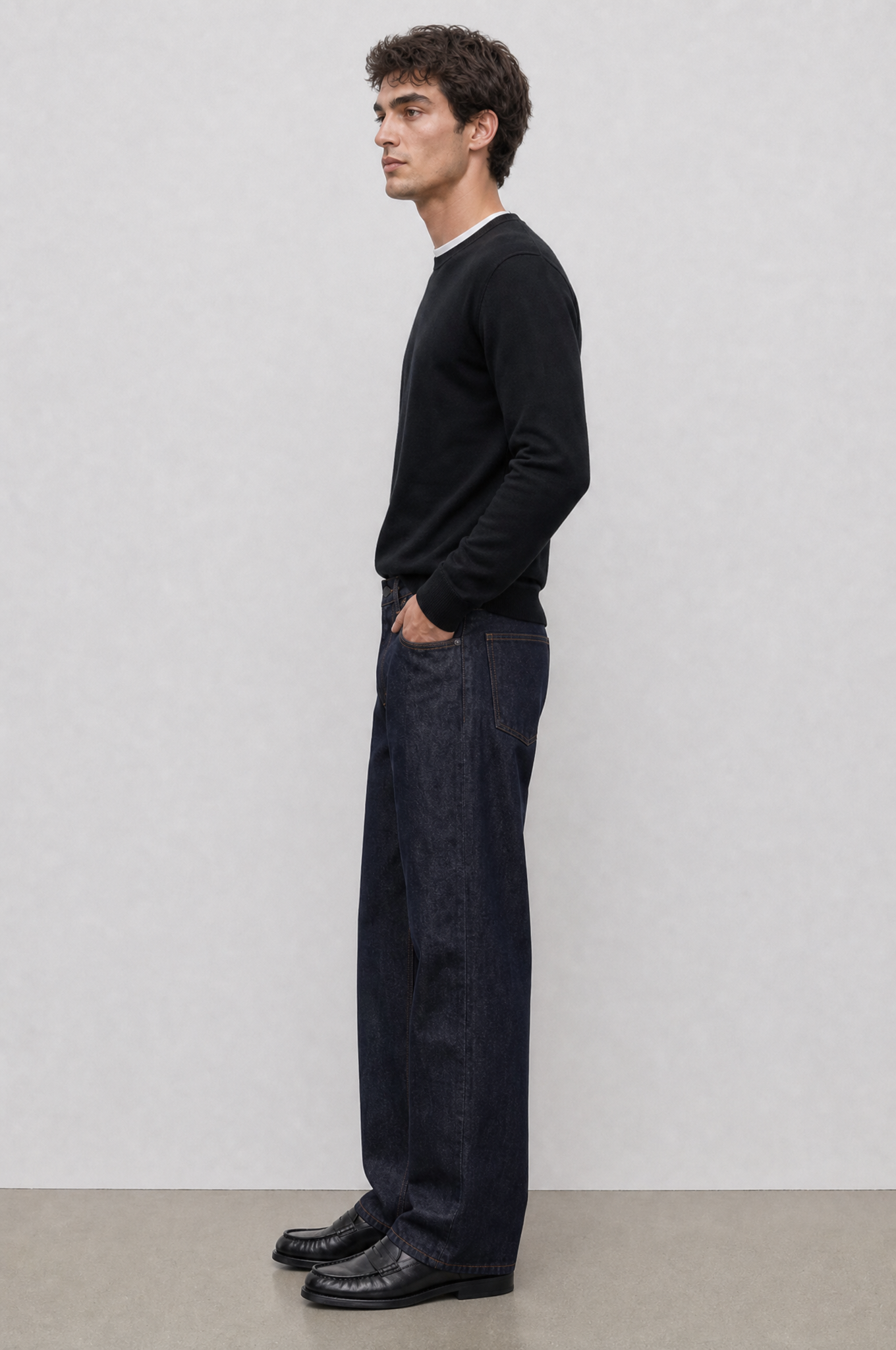 Uni Raw Denim Jeans