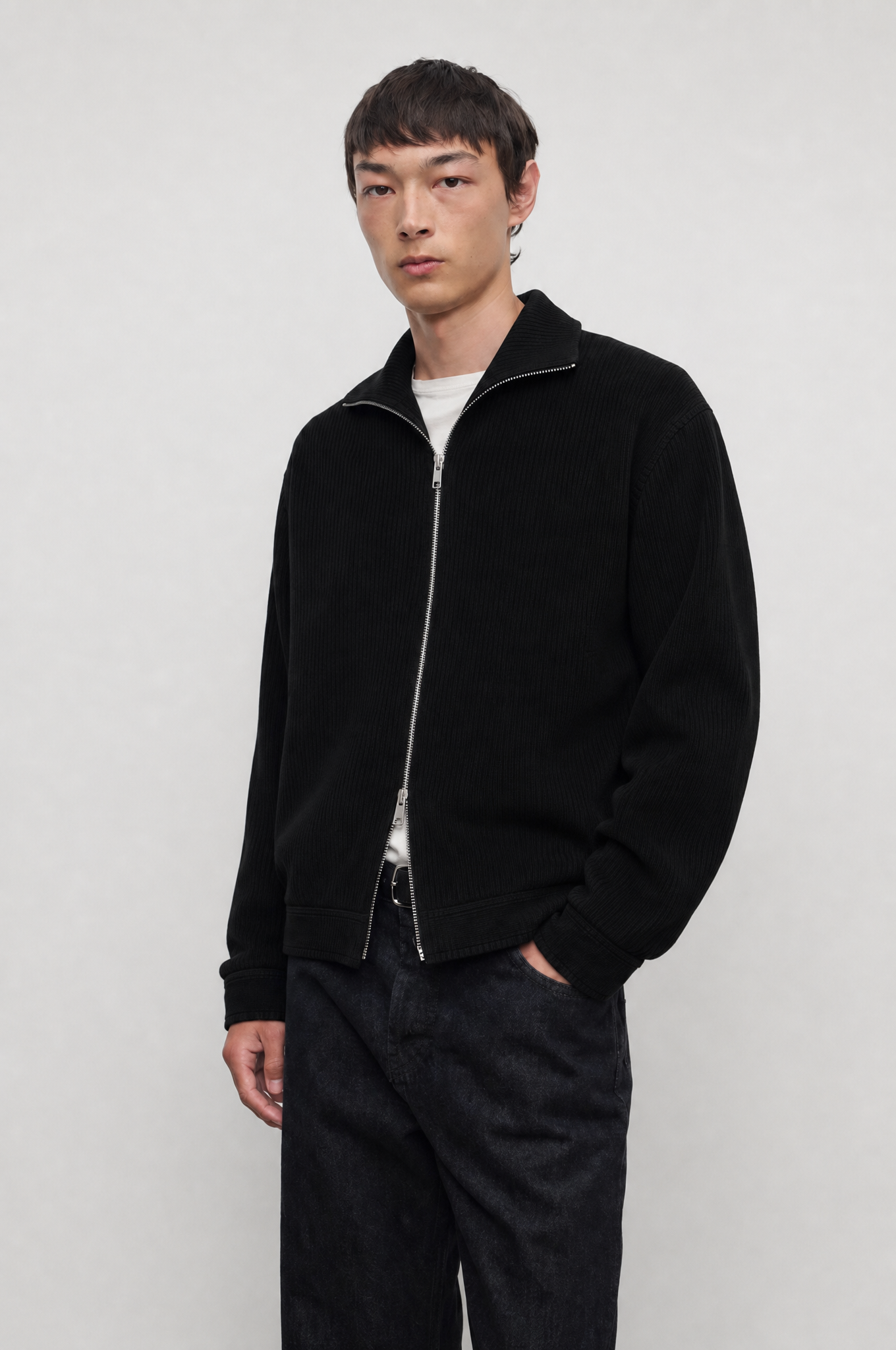 Heritage Ribbed Knit Jacket